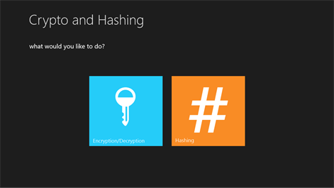 Crypto and Hashing Screenshots 1