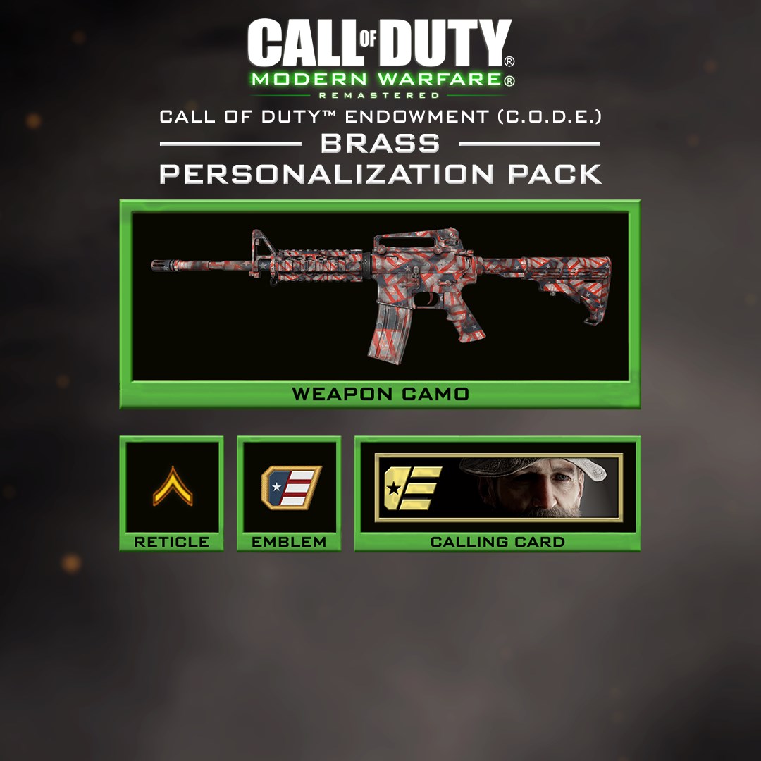 Call of Duty®: Modern Warfare Remastered C.O.D.E. Brass Pack