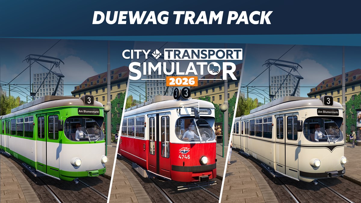 CTS 2026 - Düwag Tram Pack - City Transport Simulator Bus & Tram