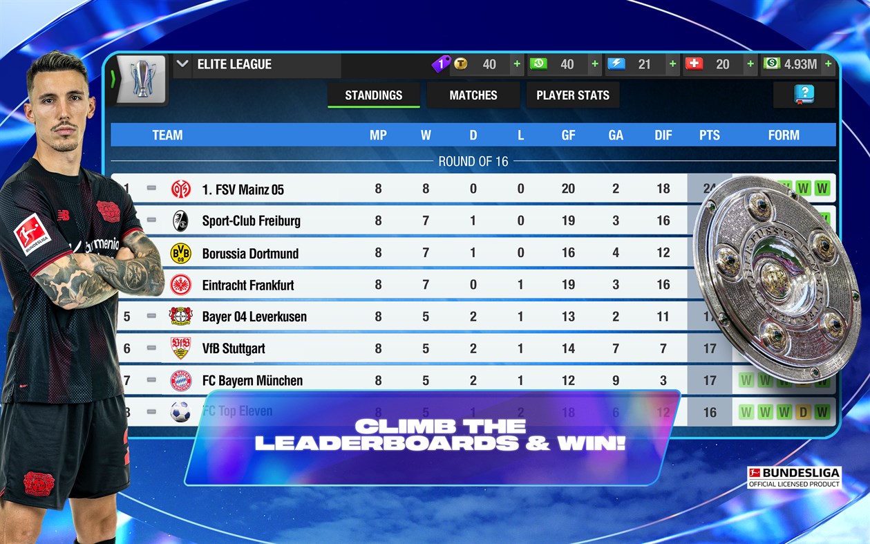 #6. Top Eleven Be a Soccer Manager (Windows) Göre: Nordeus Limited