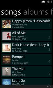 Music List screenshot 1
