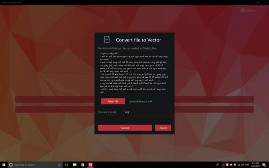 Vector Conversion Tool screenshot 2