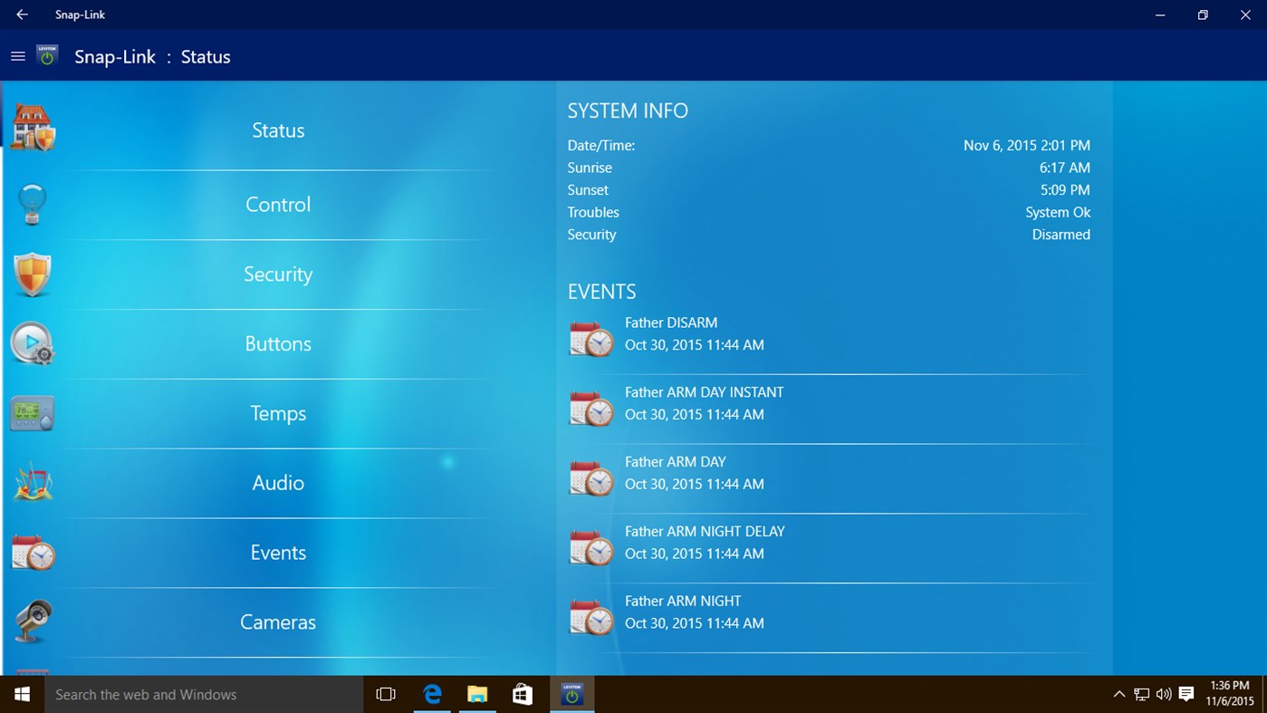 #1. Snap-Link Mobile for Windows (Windows) By: Leviton Manufacturing Co. Inc.