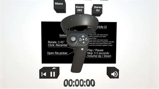 MR Video Player for immersive headsets screenshot 2