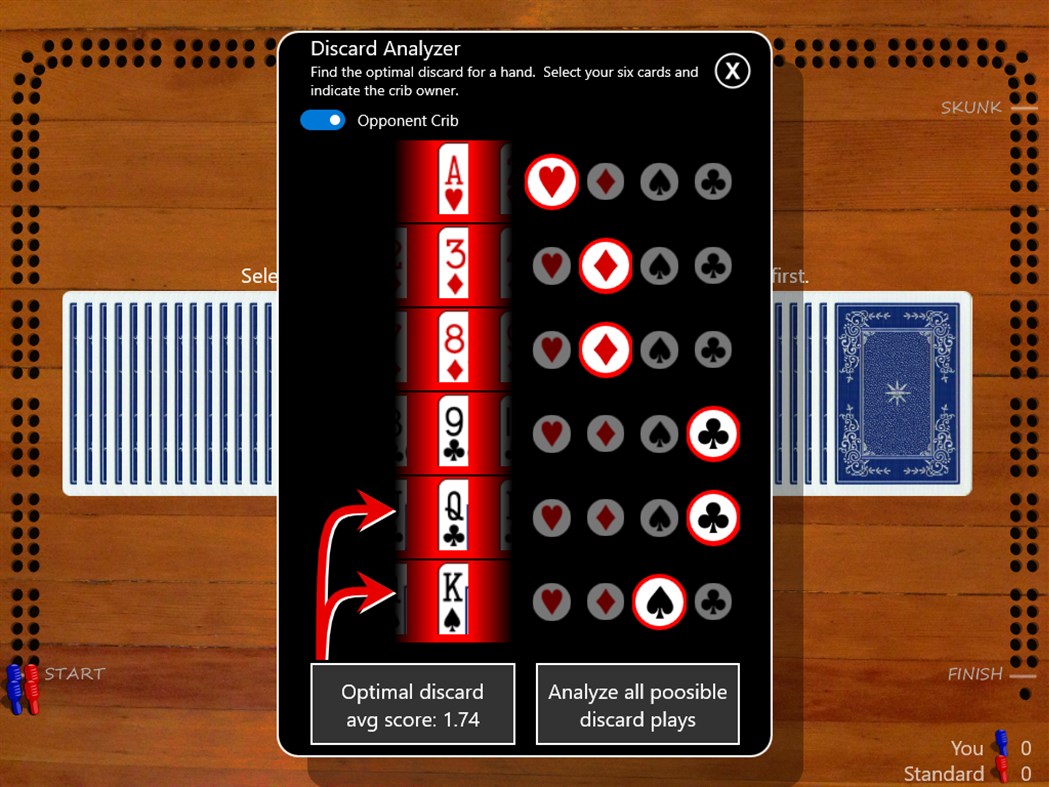 #4. Cribbage Classic (Windows) De: Jeff Cole
