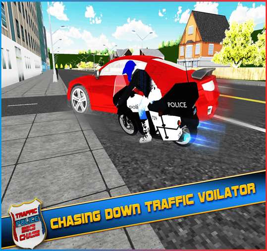 Traffic Police Bike Chase screenshot 1