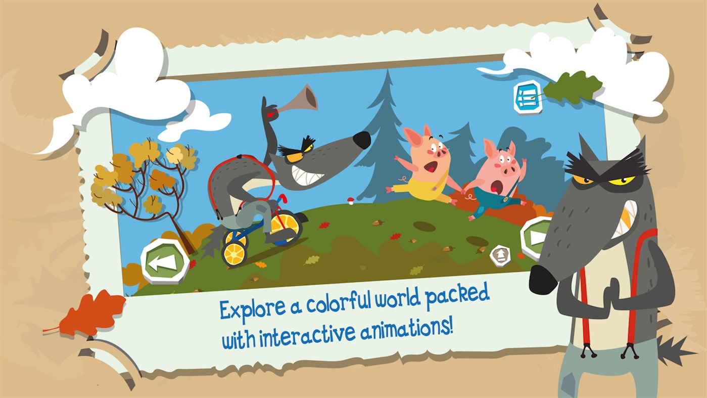 #2. The Adventures of the Three Little Pigs (Windows) By: Irene Deev