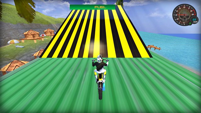 Hill Bike Stunt - 3D Motorcycle Racing screenshot 1