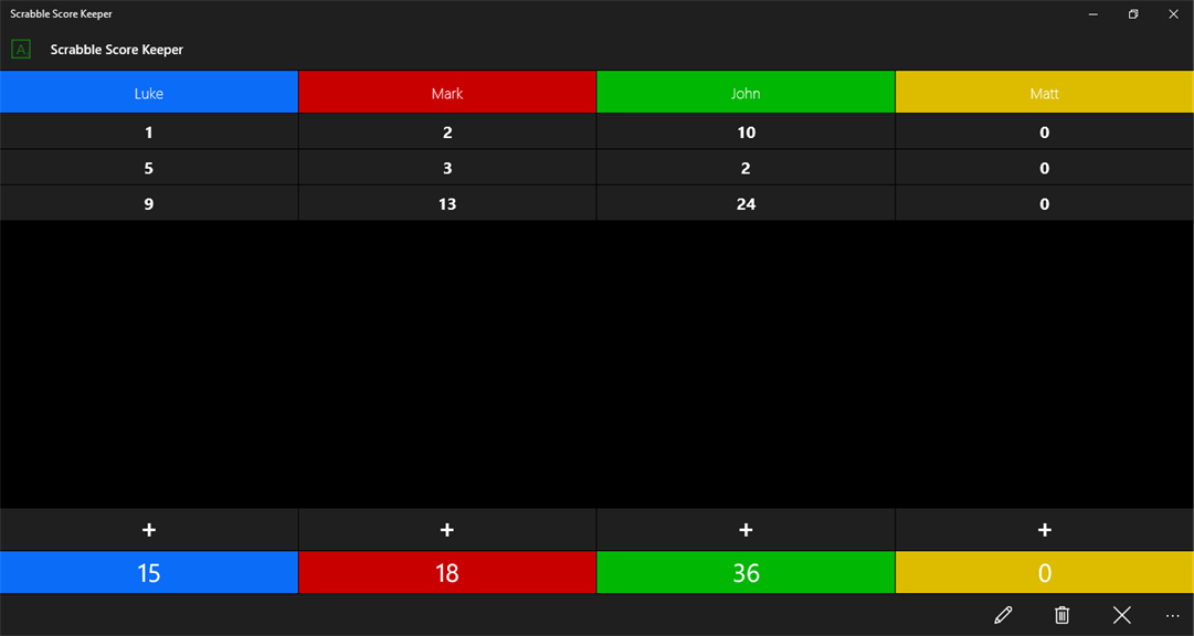 Scrabble Score Keeper