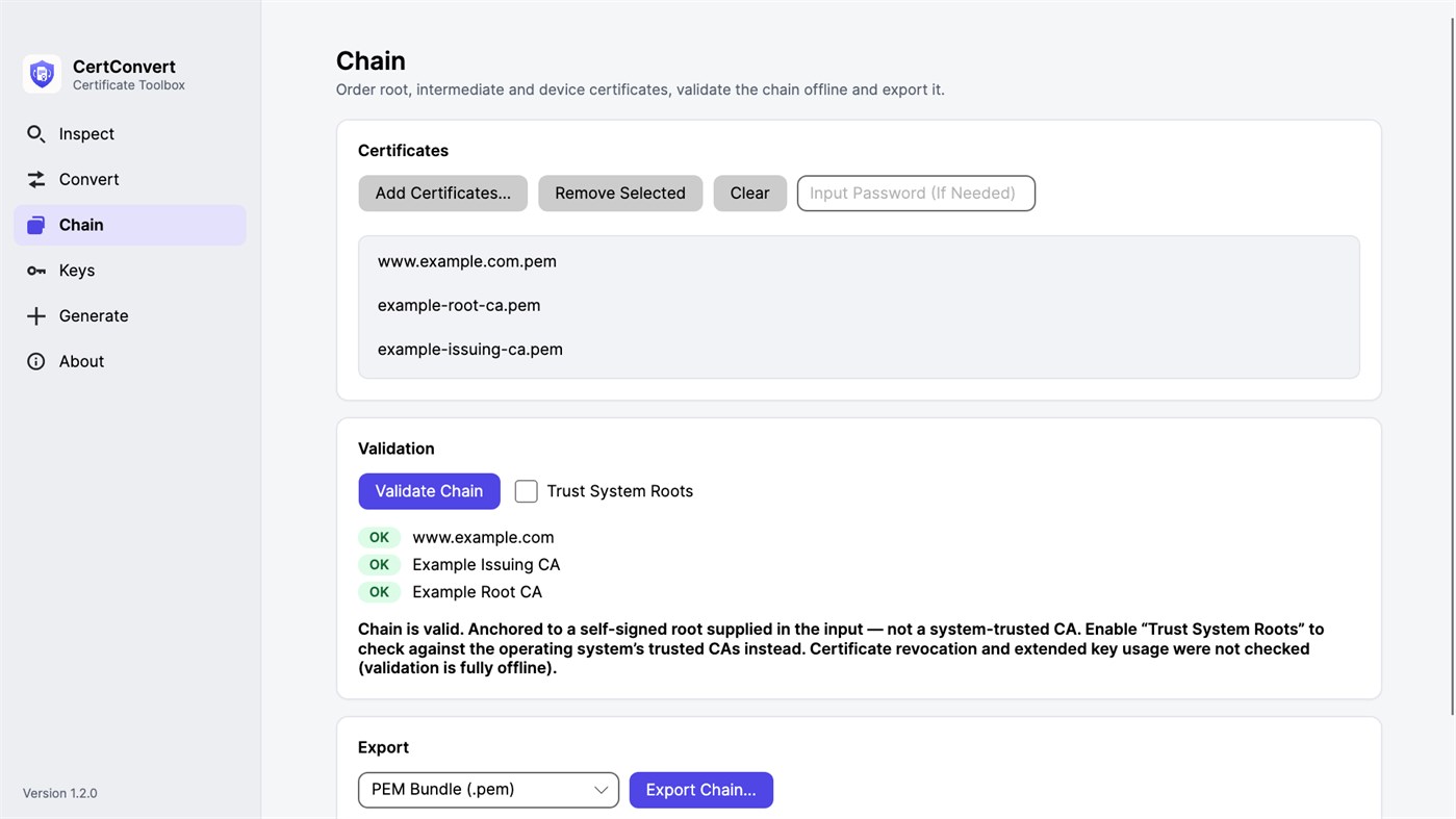 #6. CertConvert (Windows) 作者: Jermaine Walkes
