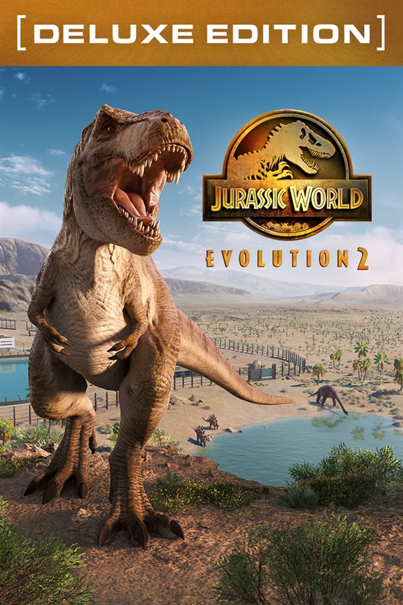 Jurassic World Evolution 2: Deluxe Edition Xbox Series X|S and Xbox One cover art