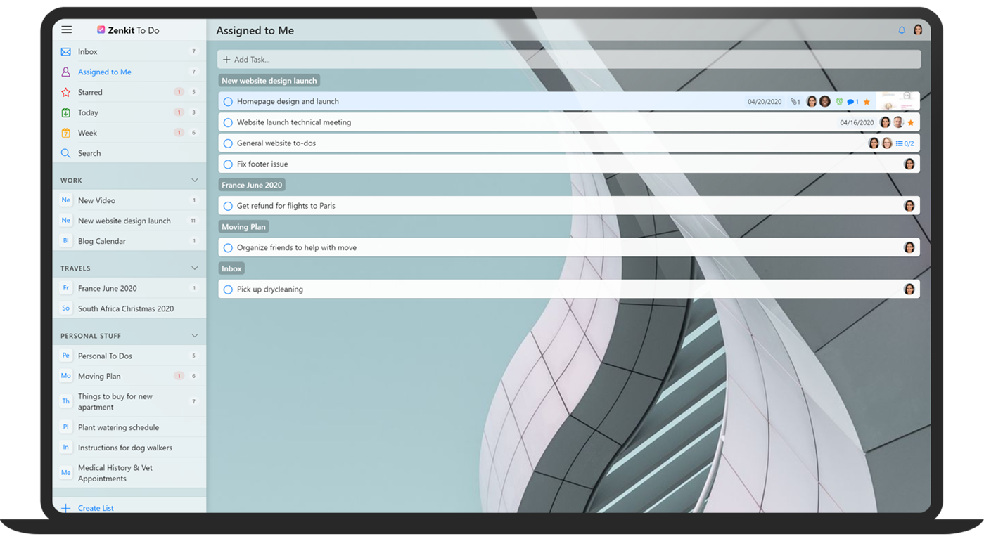 #5. Zenkit To Do (Windows) 来自: Zenkit