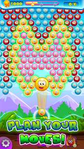 Emoji Bubble Popping Shooter - Puzzle Game for Kids screenshot 4