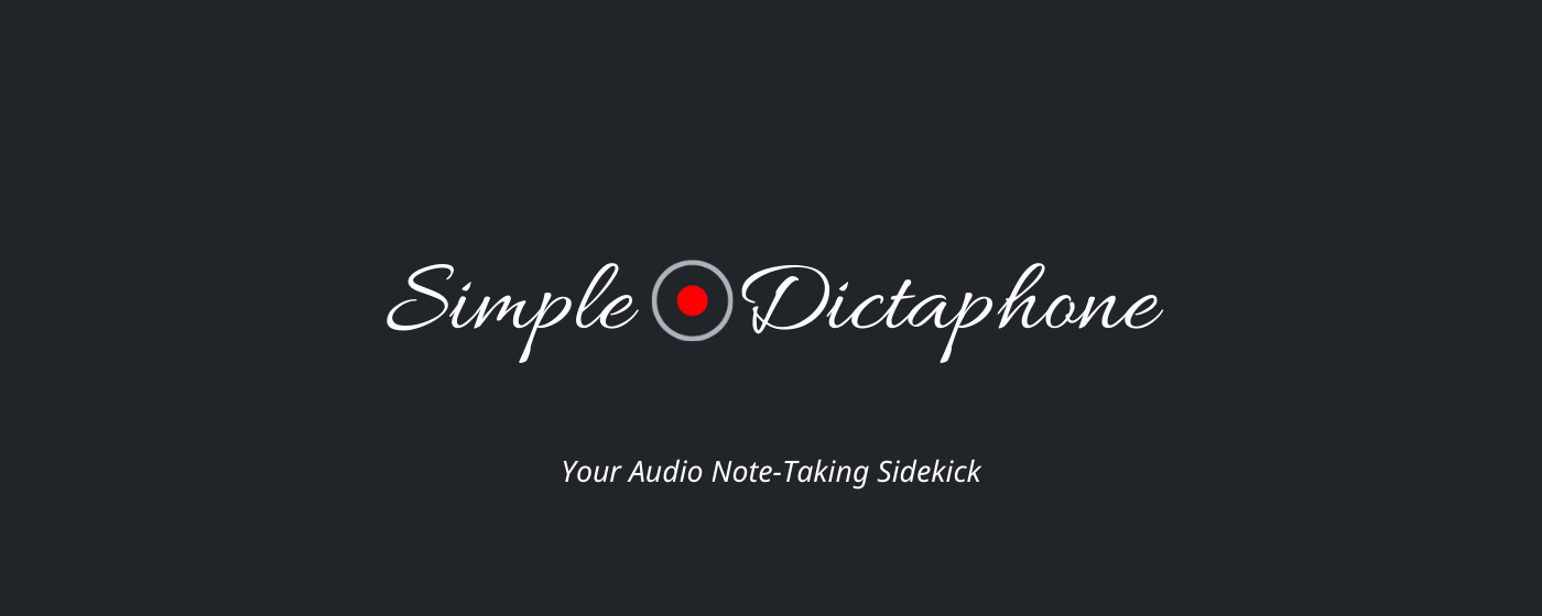 Simple Dictaphone marquee promo image