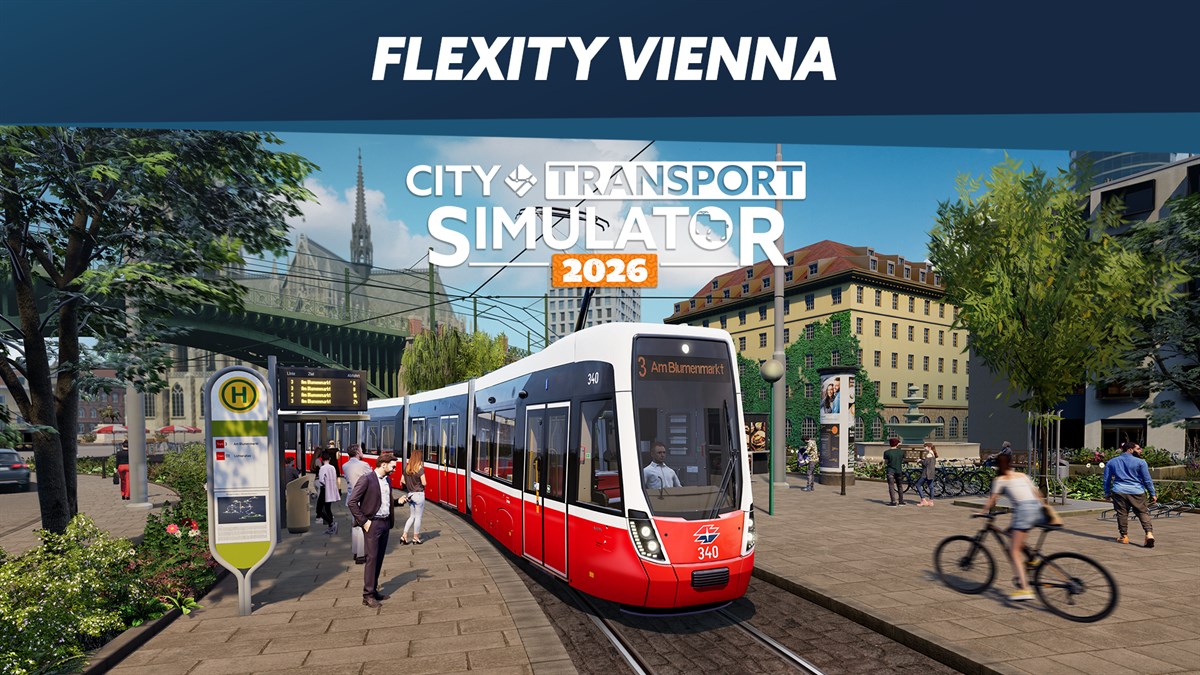 CTS 2026 - Tram DLC: Flexity Vienna - City Transport Simulator Bus & Tram