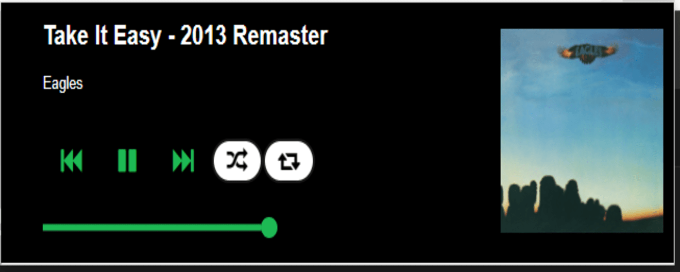 Spotify Web Player marquee promo image
