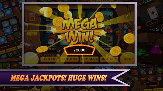 Mega Win Fortune Slot Machine screenshot 1