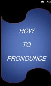 How_To_Pronounce screenshot 1