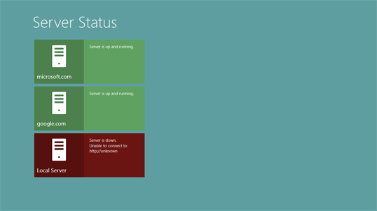 Server Status screenshot 1
