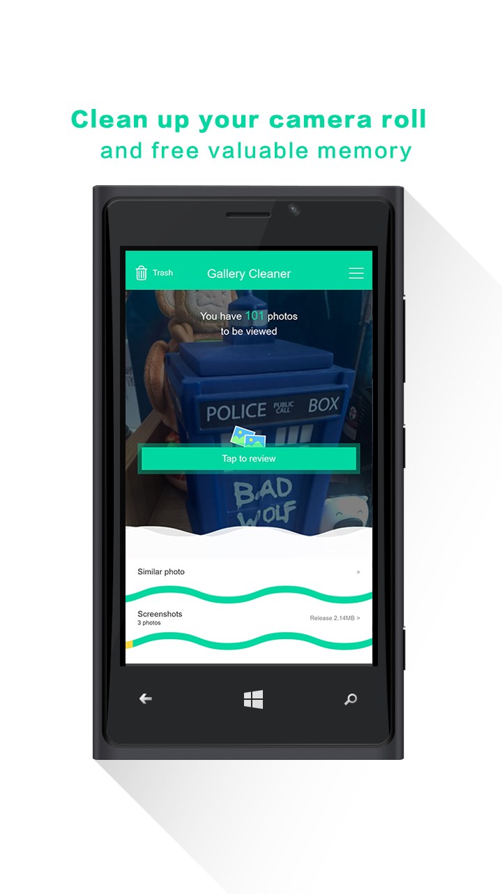 Gallery Cleaner for Windows 10 Mobile