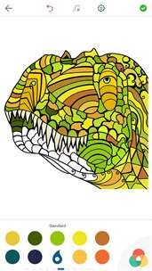 Dinosaur Coloring Pages for Adults screenshot 2