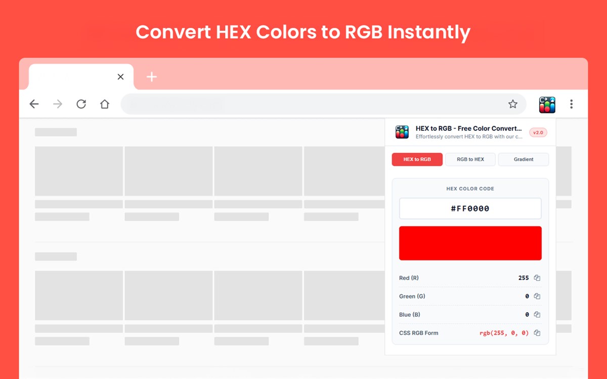 HEX to RGB - Free Color Converter