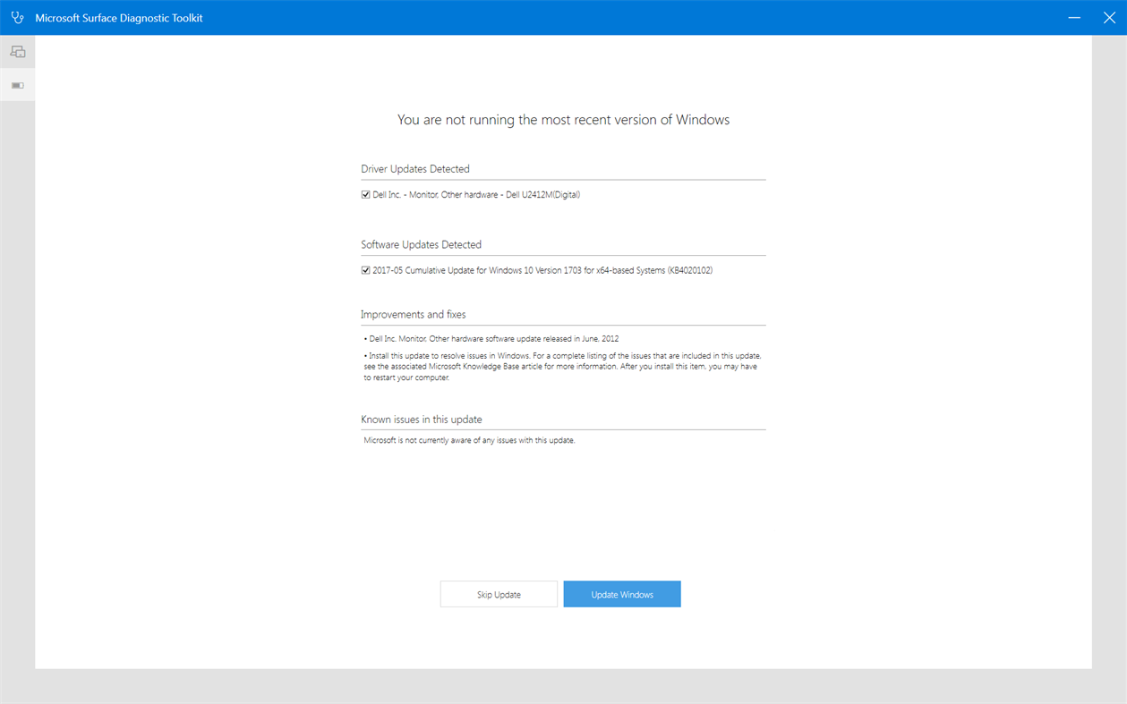#2. Surface Diagnostic Toolkit (Windows) 由: Microsoft Corporation