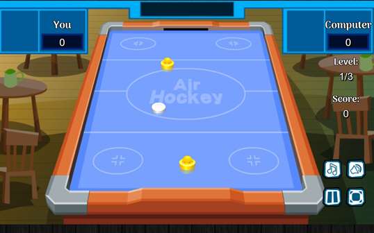 Air Hockey 2 Player Game screenshot 2