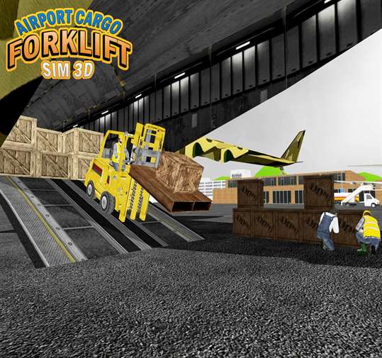 Airport Cargo Forklift Sim screenshot 6