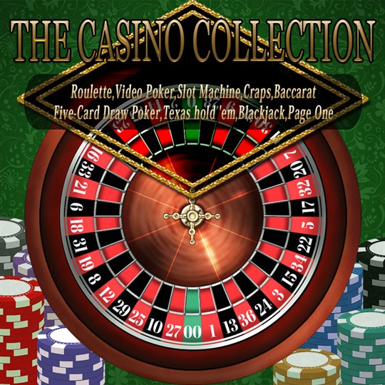THE CASINO COLLECTION: Ruleta, Vídeo Póker, Tragaperras, Craps, Baccarat, Five-Card Draw Poker, Texas hold 'em, Blackjack and Page One for xbox