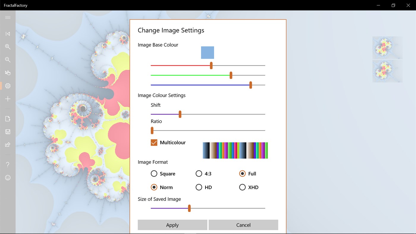 #6. FractalFactory (Windows) Podle: LarkRiseSoft