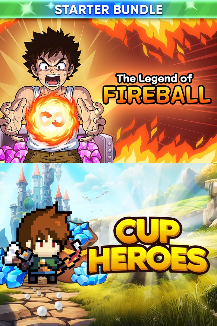 The Legend Of Fireball & Cup Heroes: Starter Bundle