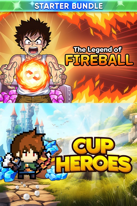 Box shot of The Legend Of Fireball & Cup Heroes: Starter Bundle