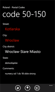 Polish Postal Codes screenshot 5