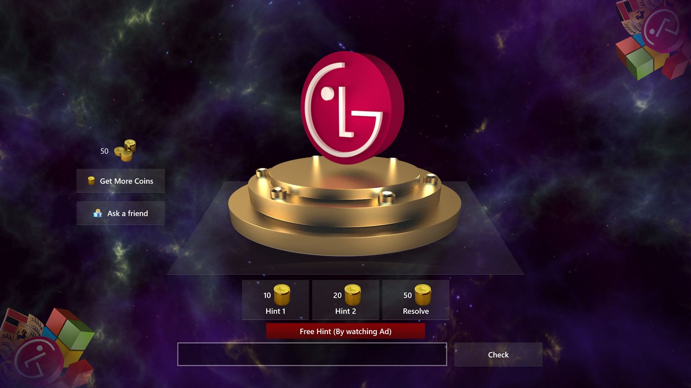 #5. 3D Logo Quiz (Windows) Por: NigmaLab