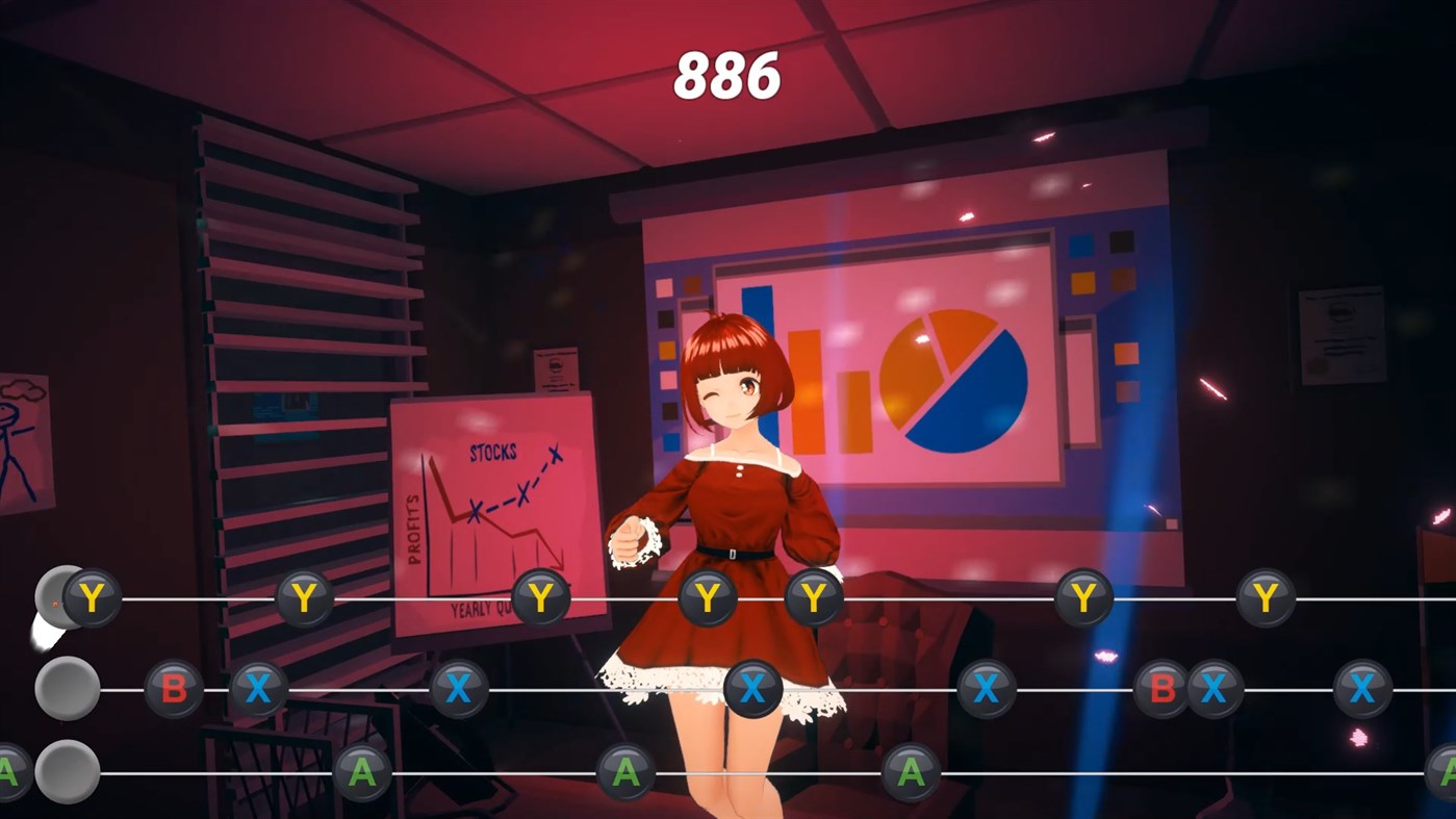 #6. Anime Dance-Off - Party Total (Windows) By: WTFGames