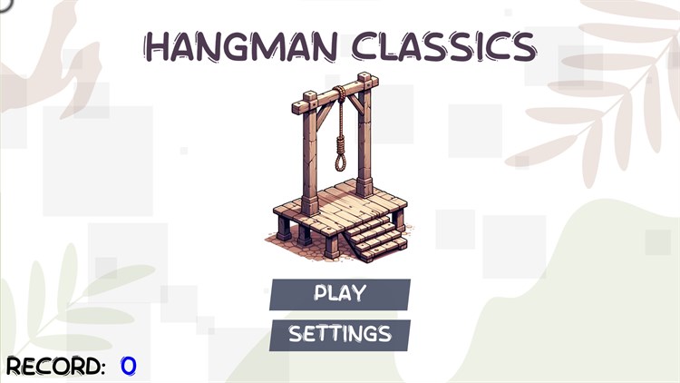 Hangman Classics for XBOX and PC - PC - (Windows)