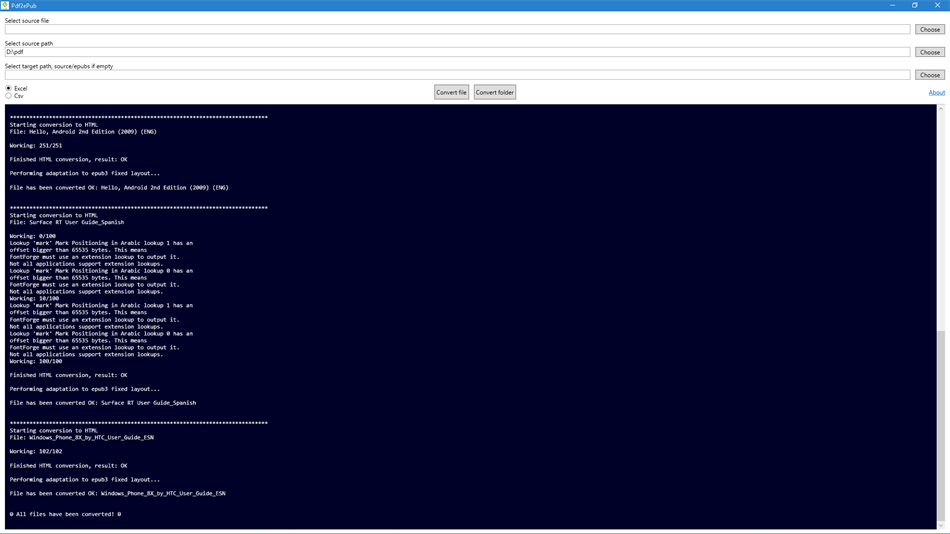 Pdf2ePub (Windows) بواسطة: JLMM