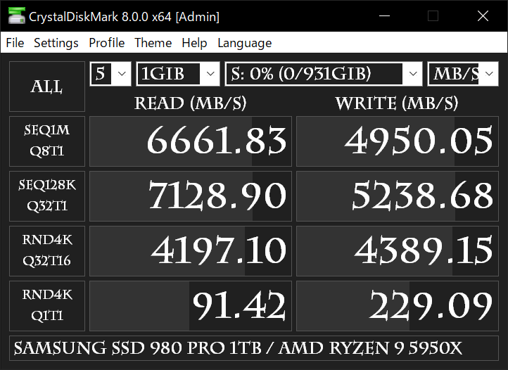 970 on sale evo crystaldiskmark