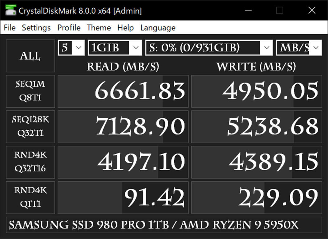 Disk mark. Кингдом ссд. Mp600pro XT В пс5