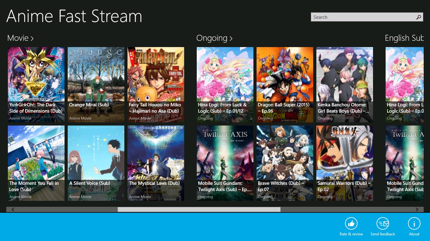 Anime Fast Stream for Windows 10