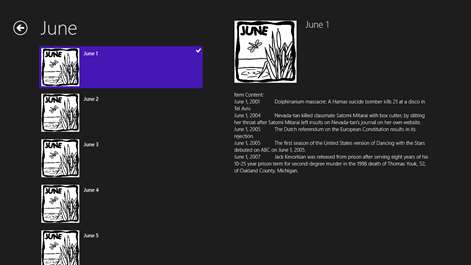 history calendar Screenshots 2