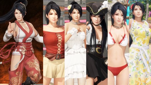 DOA6 Personage Momiji + Debut Kostuumset