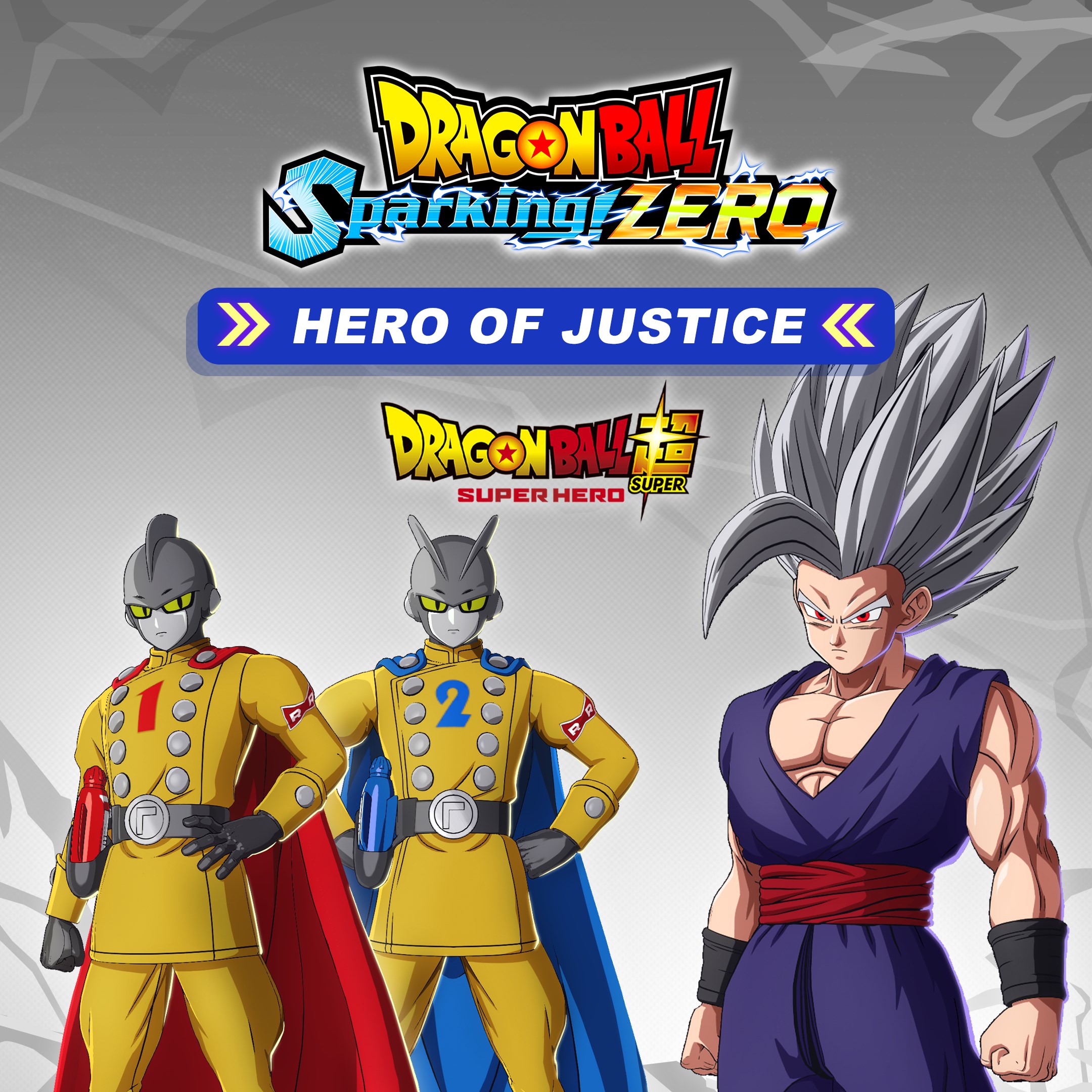 Pacote HERÓI DA JUSTIÇA do DRAGON BALL: Sparking! ZERO