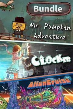 Cover poster for Clocker & Mr. Pumpkin Adventure & Alien Cruise Bundle