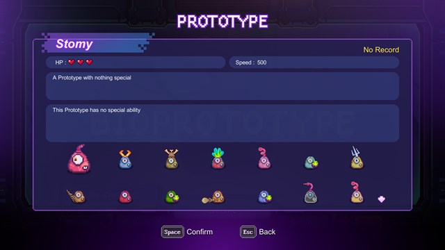 Bioprototype screenshot 2