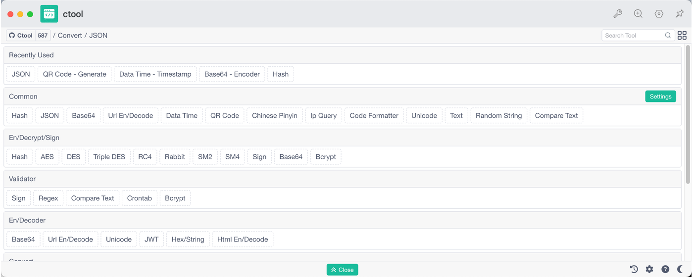 Ctool Commonly Used Software Development Tools