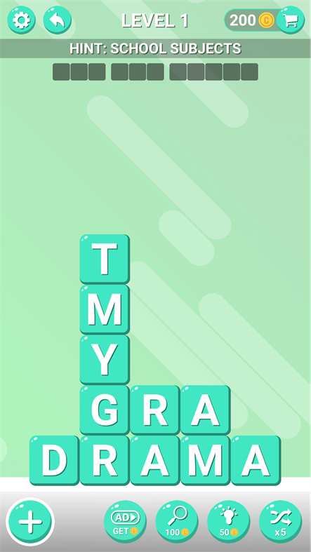 #7. Word Stacker - Word Game 2019 (Xbox) Podle: Puzzle Games King