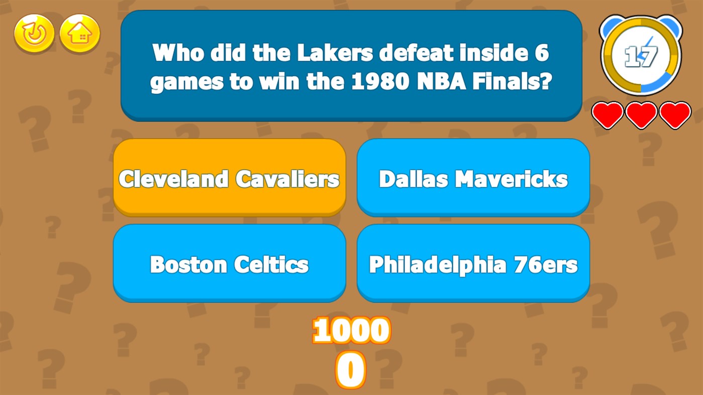 #8. The NBA Trivia Challenge (Windows) 由: LoadUpGames.com