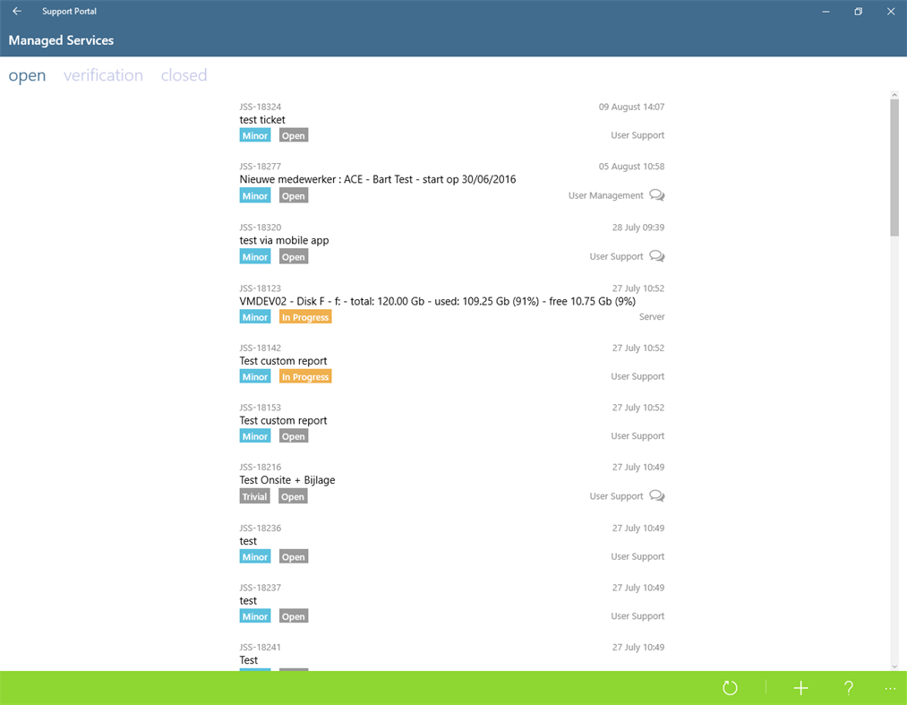 #1. Support Portal (Windows) Podle: ABC Groep